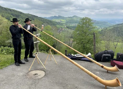 Auffahrt Alphorn (Foto: Andreas Haag) Auffahrt Alphorn (Foto: Andreas Haag)