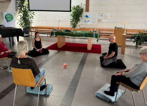 Meditation (Foto: Jakob Thiel) Meditation (Foto: Jakob Thiel)